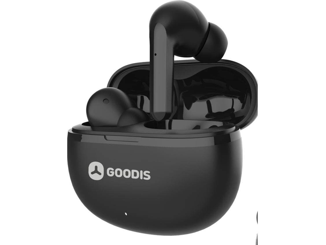 Auriculares Bluetooth True Wireless GOODIS Casual Style (Outlet Grado A - In Ear - Microfone - Preto)