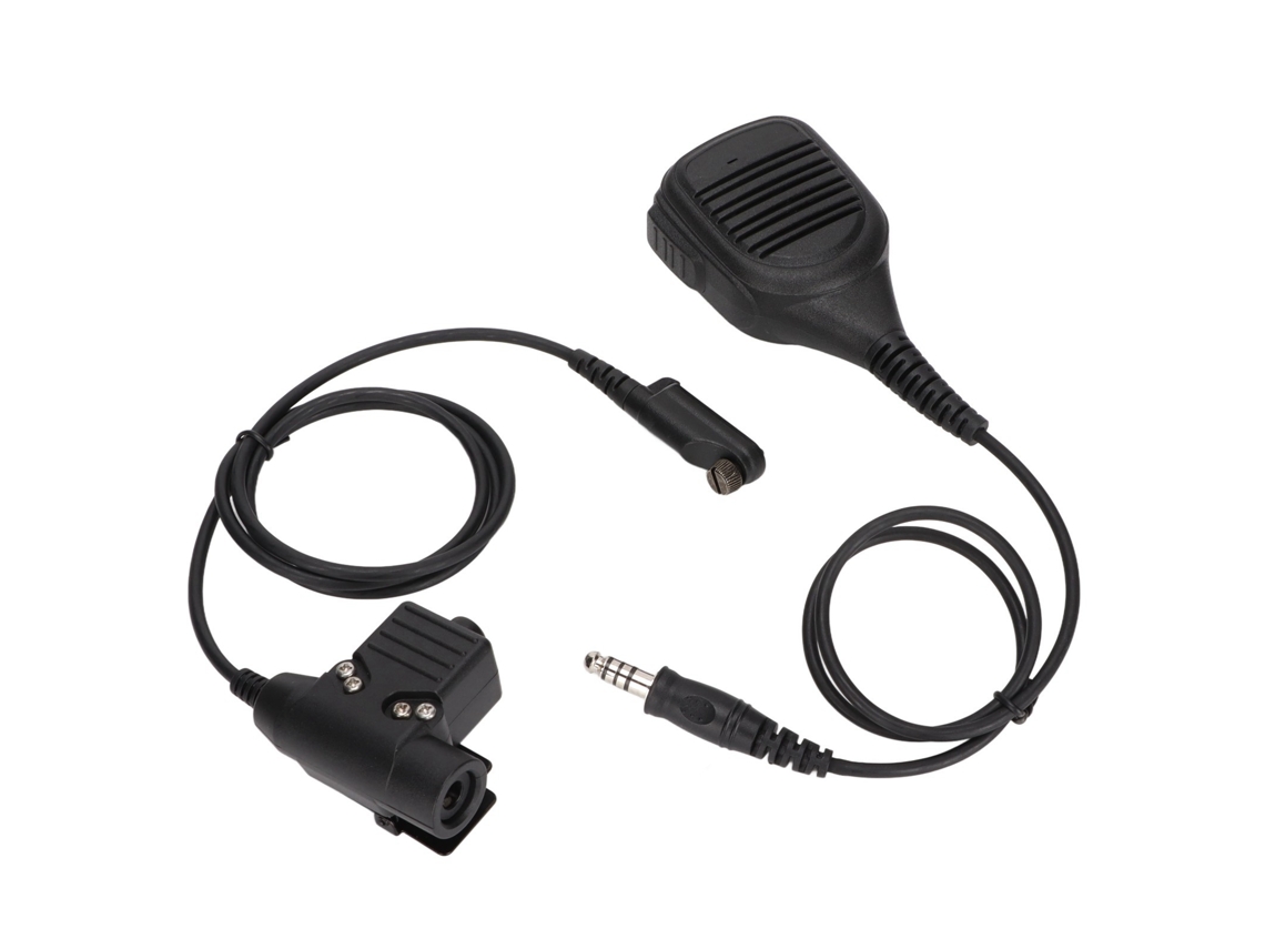 Micrófono De Hombro Con Altavoz Para Radios Bidireccionales Hytera Pd600, Pd602, Pd605, Pd662, Pd665, Pd680, X1p Y X1e Con Ptt U94
