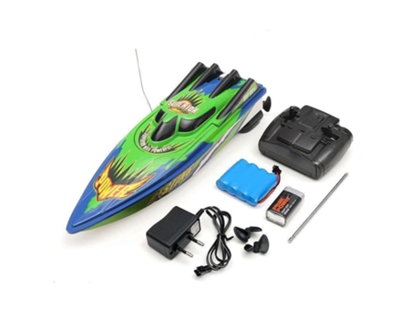 Juguete Del Barco Del Rc, Que Compite Con Las Baterías Recargables Para Verde