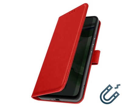 Funda Folio para Samsung Galaxy S7 Edge/S7 AVIZAR Piel Rojo