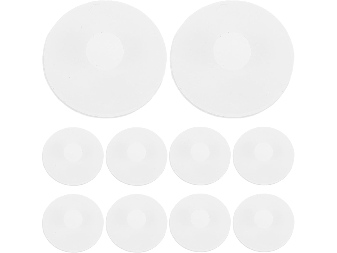 10 tapas de silicona para botellas de agua, a prueba de fugas, para vasos y bebidas, ideal para picnics. 10 tapas de silicona Gokoco.