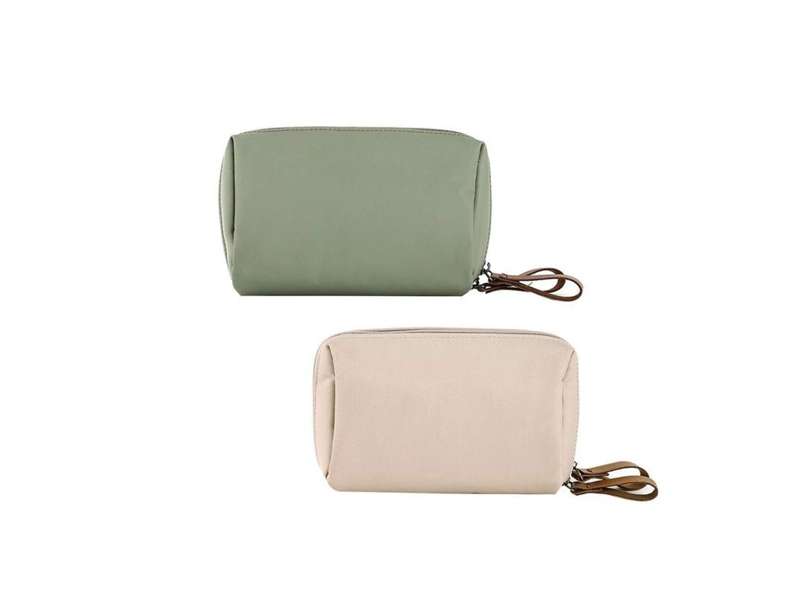 2026-set De 2 Bolsas Mini Para Labios Y Maquillaje Viajero Impermeable Con Almacenamiento Organizado