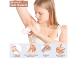 Dispositivo de depilación láser permanente e indolora para uso doméstico (2026) con 990.000 pulsos y 5 niveles de intensidad para rostro, piernas, brazos, axilas, ingles y cuerpo completo.
