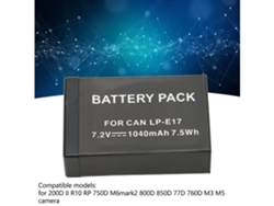 Bateria Canon Lp-e17, Bateria Inteligente De Íons De Lítio De Alta Capacidade Para A Câmera 200d Ii R*.
