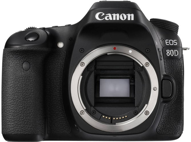 Cámara Reflex CANON 80D (24.2 MP - Sensor: APS-C - ISO: 100 a 16000)