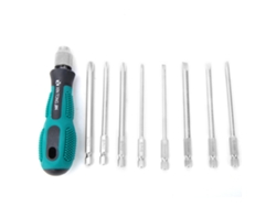 Kit De Parafusadeiras Magnéticas 9pcs Para Reparo De Eletrodomésticos E Manutenção