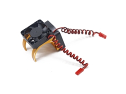 Bluerc Car 42mm Motor Dual Fan Radiator Cooling Fan Cover For 4082 Arrma Rc Car Parts
