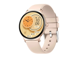 Reloj inteligente ultrafino para mujer, diseño de moda para deportes al aire libre, notificaciones inteligentes y monitoreo de salud, color rosa Yizhood