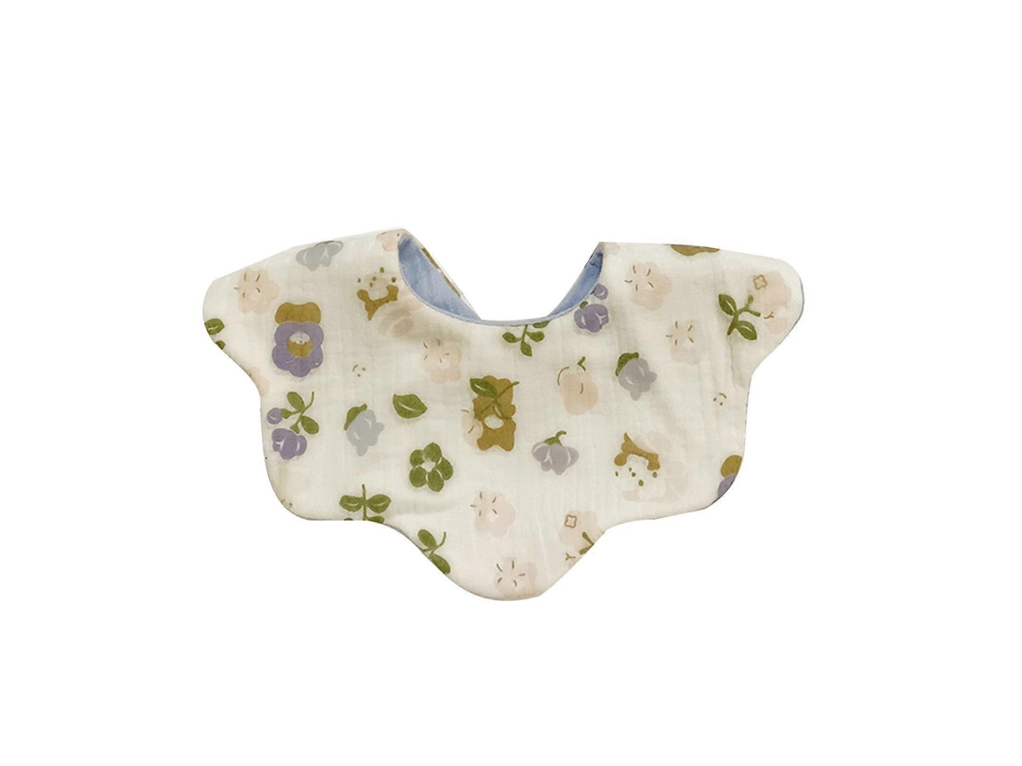 Baberos ajustables con cierre a presión, baberos para bebé con protección de doble cara, suaves, esponjosos y absorbentes, duraderos para niños y niñas.
