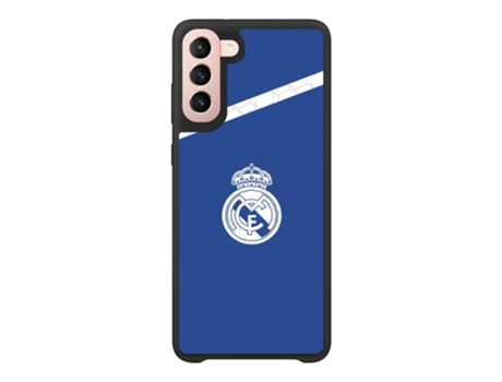 Funda Móvil Oficial Real Madrid para Samsung Galaxy S22 PHONECASES3D Piel Sintética Negro