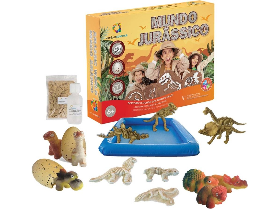 Kit de Ciencia AMBARSCIENCE Mundo Jurásico (Edad Minima: 8 años)