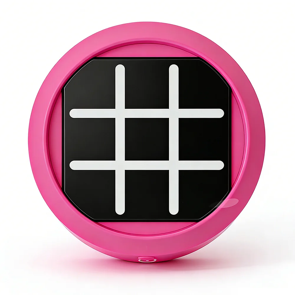 Juego Electrónico Inteligente De Tres En Raya Cuatro En Uno (rosa)
