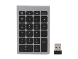 Teclado Numérico Inalámbrico De 22 Teclas, Usb 2.4g, Mini Con Receptor, Gris Hierro, Para Windows Y Linux.