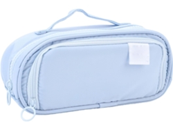 Estuche De Lona Expandible Para Bolígrafos Con Compartimentos Deslizantes Para Una Mejor Organización.