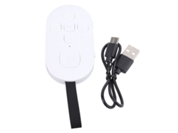 Control Remoto Inalámbrico Para Desplazamiento De Tiktok, Kindle, Cámara, Teléfono Móvil Y Tableta - Blanco
