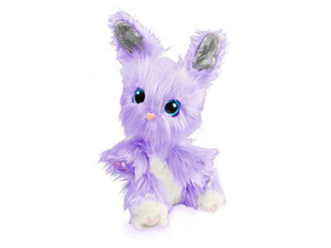Rebe-urso De Pelúcia Coelho Roxo Brinquedo De Banho E Cuidado De Mascota Imaginária Para Meninos, Meninas E Crianças
