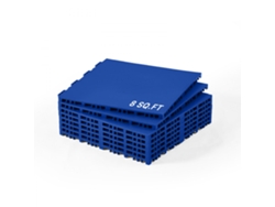 Suelo modular de polipropileno azul Tekmaquinas para hockey y gimnasio