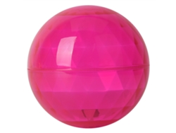 Pelota Elástica Transparente Con Efecto De Luz, Juguete Infantil, Ejercicio Al Aire Libre, Rosa.