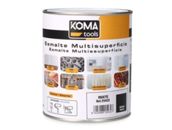 Esmalte acrílico KOMA TOOLS Negro Mate 750 ml