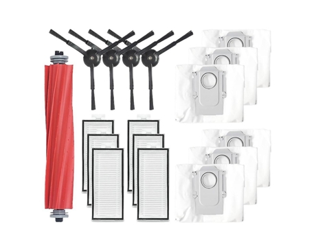 Accesorio Aspiradoras Bolsa de compatibilidad universal Bolsa de filtro Cepillo lateral Piezas de robot Q7 Max / Q7 Max+G
