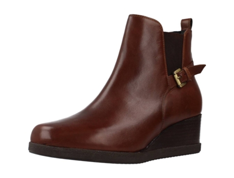 Zapatos de Mujer GEOX Anylla Wedge Piel Marrón (40)