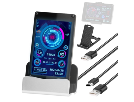 Monitor LCD IPS de 3,5 pulgadas, Monitor de ordenador, CPU, GPU, subpantalla de monitoreo, compatible con Raspberry Pi Wins, sistema Linux 02