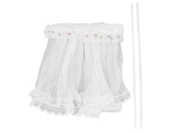 Ats-cortina Decorativa Para Casa De Muñecas En Escala 1:12 Accesorio Miniatura Elegante Para Muebles