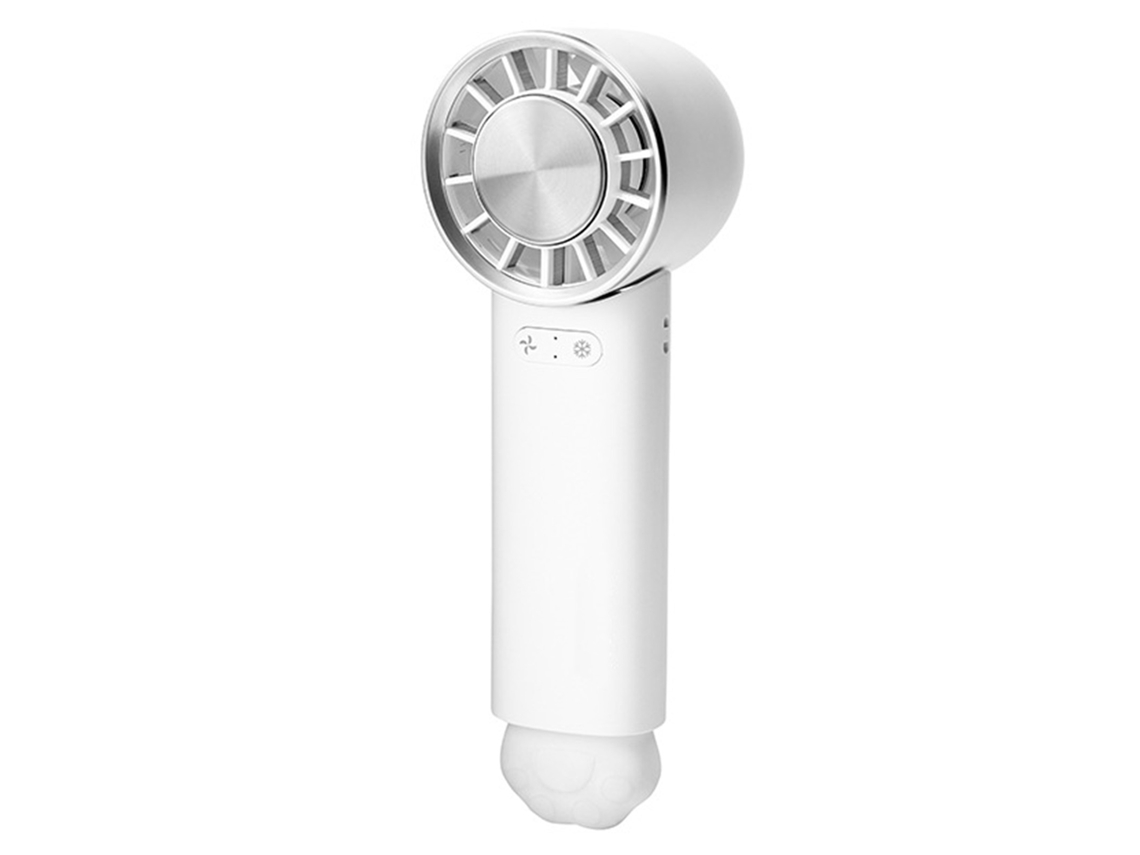 Ventilador portátil plegable para hielo, 3 velocidades, recargable por USB.