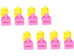 Juego de rompecabezas de tuercas y tornillos de plástico para niños pequeños, 64 piezas multicolores. CHABERLU