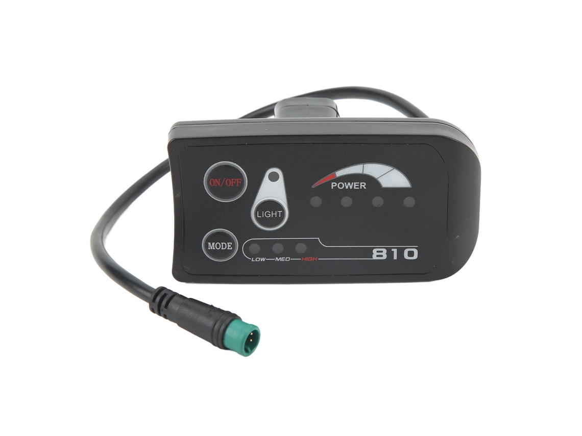 Omni-panel De Pantalla Led Para Bicicleta Eléctrica Patinete 8102 Impermeable Conector 5p 24v
