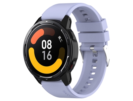 Hebilla plateada con correa de silicona con cabeza sobresaliente para Samsung Galaxy Gear S3 Classic 22 mm (púrpura)