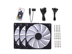 Id-cooling Xf 12025-rgb Trio Led Ventilador De Chasis 4pin Pwm Control De Temperatura Ventilador Rgb Refrigerador Radiador De Ordenador
