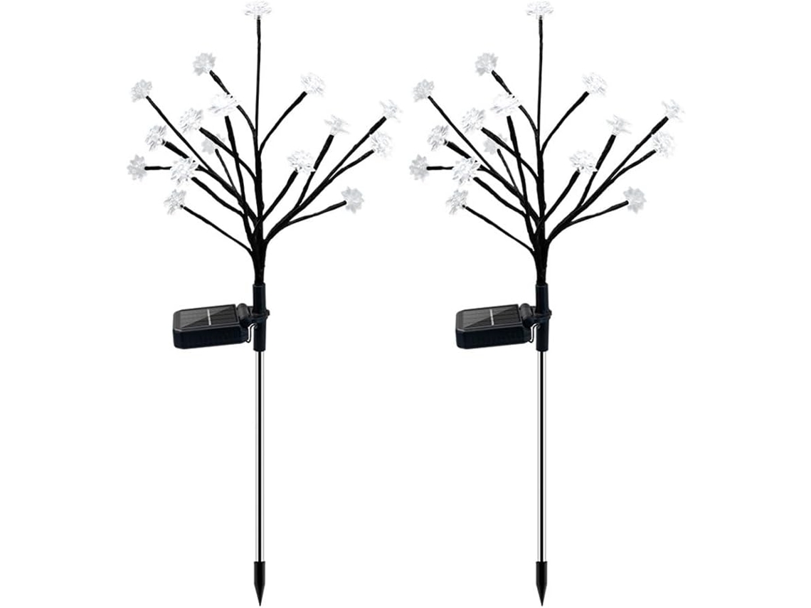 Luces Solares Led Para Jardín (2 Unidades)