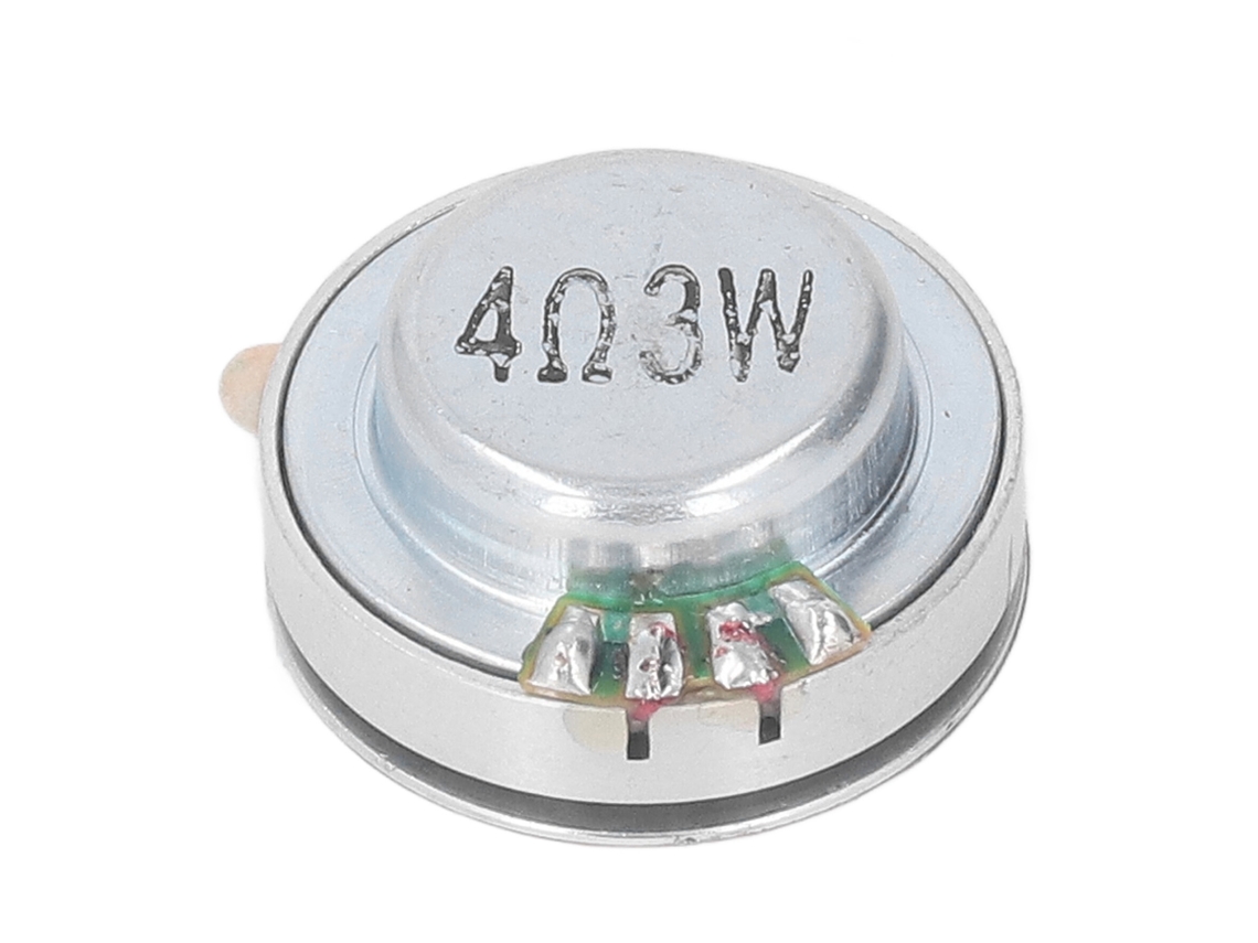 Altavoz De Resonancia 26mm De Frecuencia Completa Con Bajo Fuerte 4ω Para Mp3 Mp4 Cd