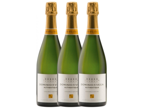 Vino DOMINIO DE LA VEGA Dominio De La Vega Authentique Brut Nature Cava (0.75 L - 3 unidades)
