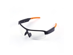 Gafas inteligentes Eifson X3, auriculares inalámbricos Bluetooth 5.0, lentes polarizadas TAC con micrófono (naranja transparente)