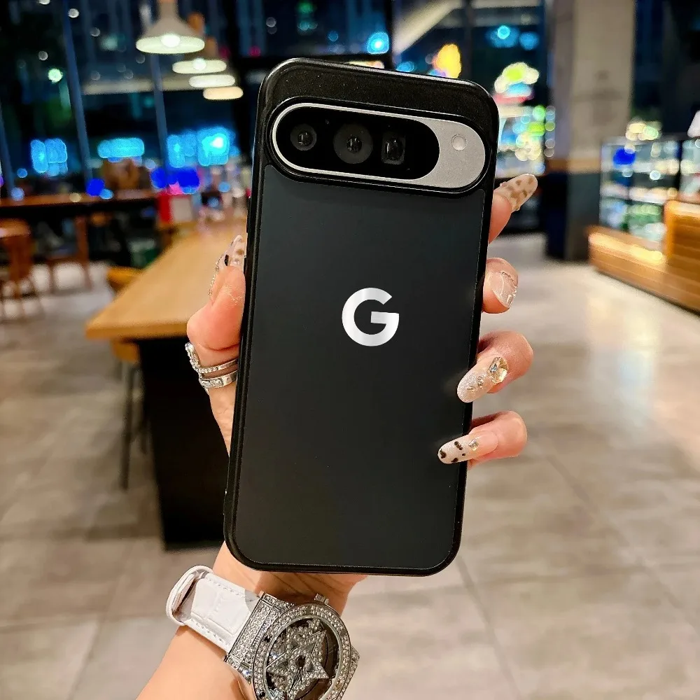 (negro, Google Pixel 7a) Funda De Lujo Mate Para Teléfono, Cómoda Al Tacto, Cubierta Trasera De Policarbonato A Prueba De Golpes.