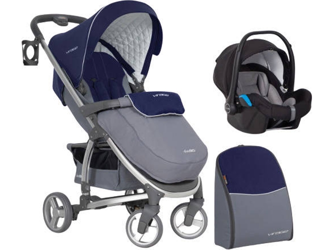 Carrito de Bebé Individual EASYGO Virage + Starter 0+ Isofix Ready Denim