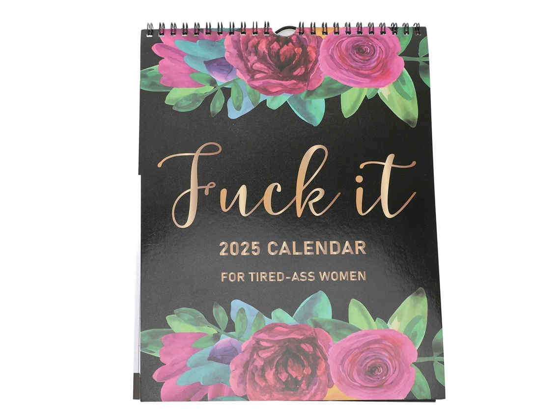 Calendario de pared floral 2025 Decoración Regalo Worten