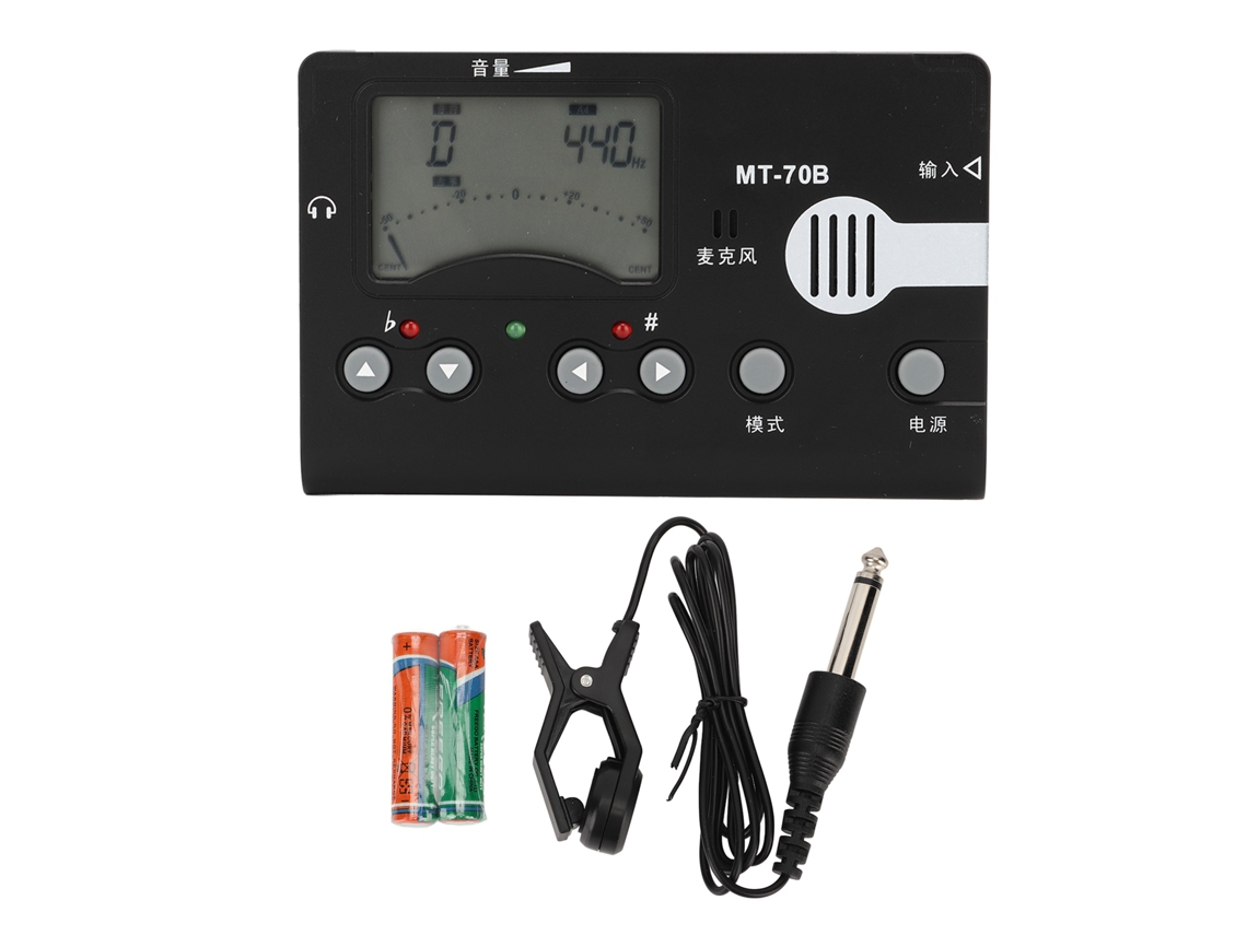 Yncm-afinador Metrónomo Digital Mt 70b Para Guzheng