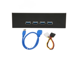 Concentrador De Panel Frontal Usb 3.1 De 5.25 Pulgadas, 4 Puertos, 10gbps, Usb3.1 Gen 2, Plug And Play