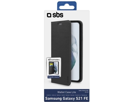 Funda Samsung Galaxy S21 FE SBS Booklite Negro