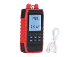 Medidor De Potencia De Fibra Óptica Mini Portátil Y Recargable Con Probador Rj45 Para Uso Industrial.