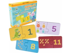 Puzzle 2D AMBARSCIENCE Match it! Números (Edad Minima: 3 años)