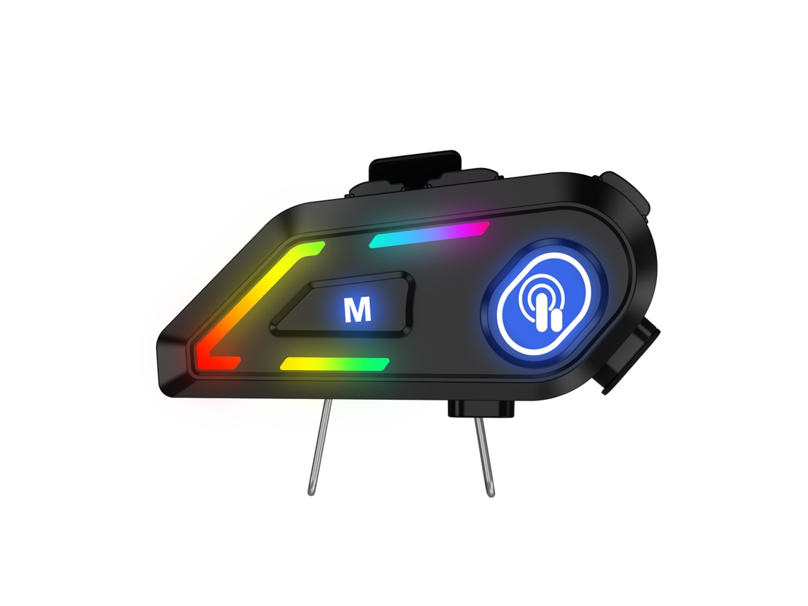 Auriculares Bluetooth Para Casco De Motocicleta Con Micrófono, Ipx6 A Prueba De Agua, Cancelación De Ruido Enc 5.3 Tws, Micrófono Convertibl