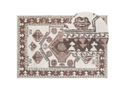 Alfombra de pelo corto BELIANI Tomarza de Lana Multicolor 160x230