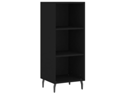 Maison Exclusive - Aparador De Madera De Ingeniería Negro 34,5x32,5x90 Cm