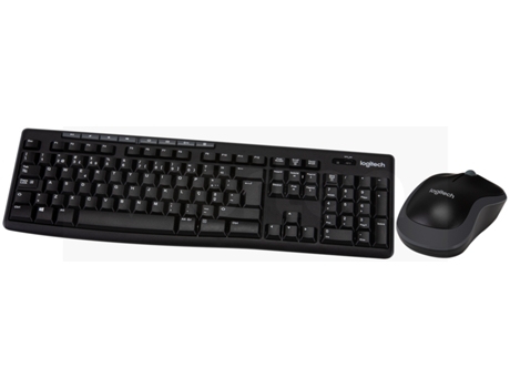 Teclado + Ratón LOGITECH MK270 (Inalámbrico - Óptico)
