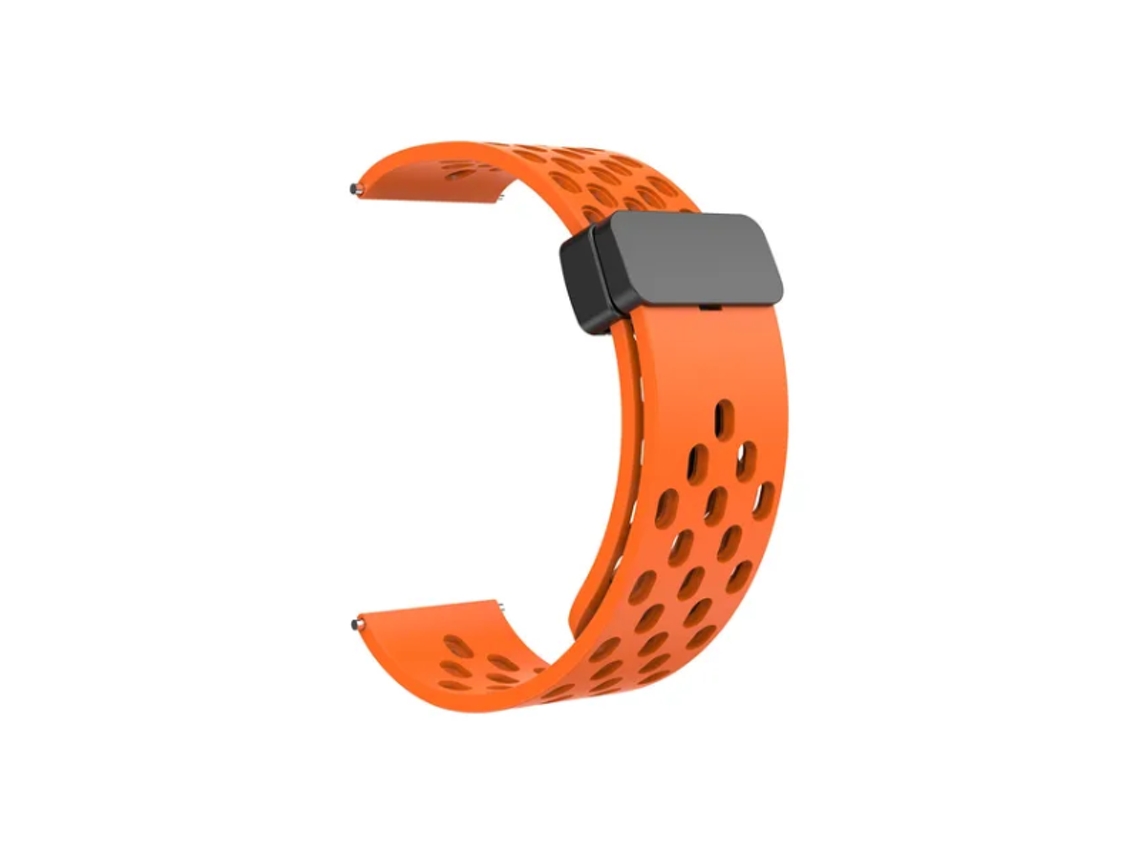 Correa Magnética De Silicona Transpirable Gift4me Para Garmin Forerunner 170 Music - Naranja