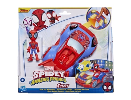 Figura de Acción SPIDEY AND HIS AMAZING FRIENDS Marvel - Bólido Arácnido Luminoso